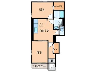 メゾンドコスモスの物件間取画像